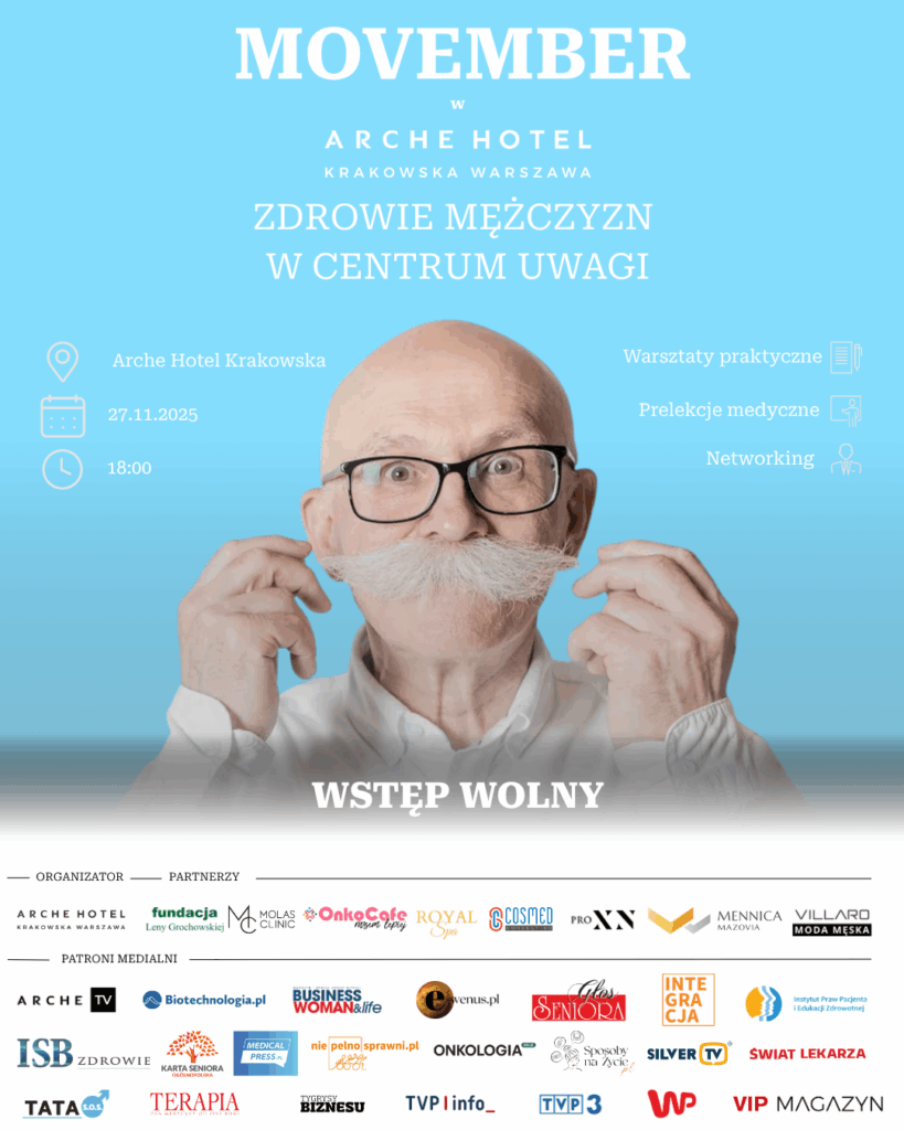 Movember w Arche – Rak prostaty to nie wyrok. Profilaktyka i edukacja w centrum uwagi