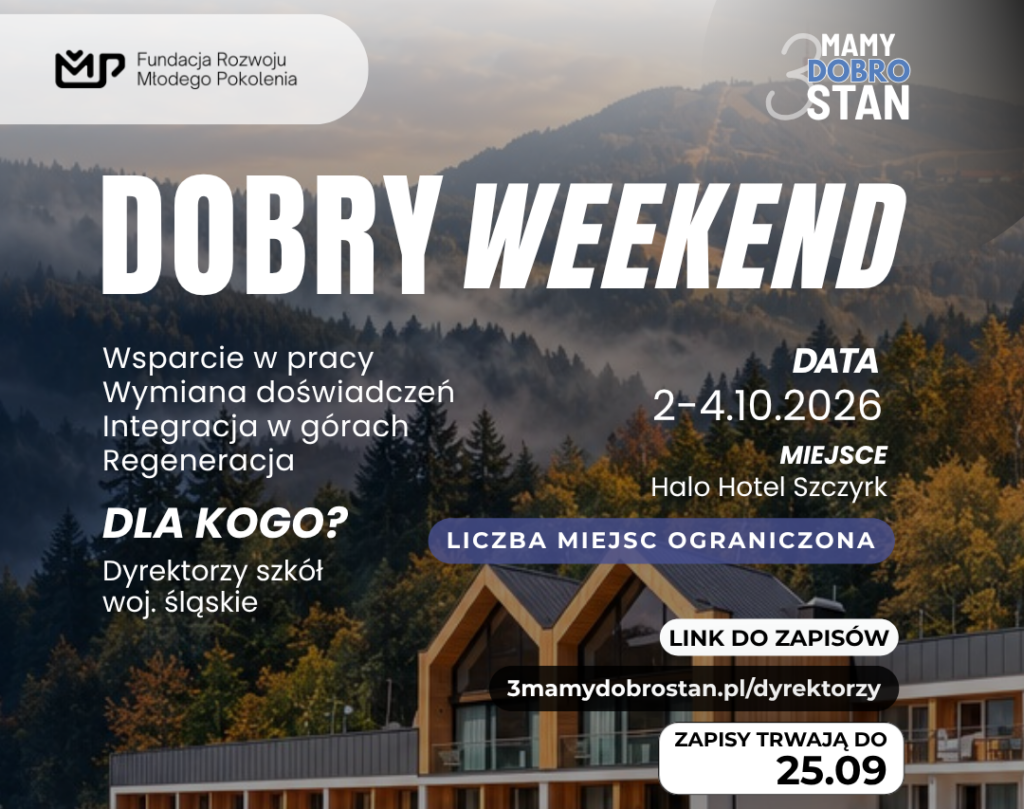 Na co dzień troszczą się o innych, a w ten weekend wsparcie otrzymają Oni. W Szczyrku odbędzie się „Dobry Weekend” dla dyrektorów szkół. - FEMNEWS.pl na-co-dzien-troszcza-sie-o-innych-a-w-ten-weekend-wsparcie-otrzymaja-oni-w-szczyrku-odbedzie-sie-dobry-weekend-dla-dyrektorow-szkol